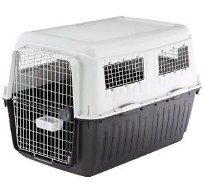 Jaula Transportadora para Perros Carrier Atlas 80 Profesional Grey